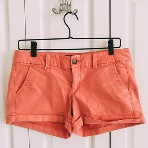 American Eagle Coral Shorts